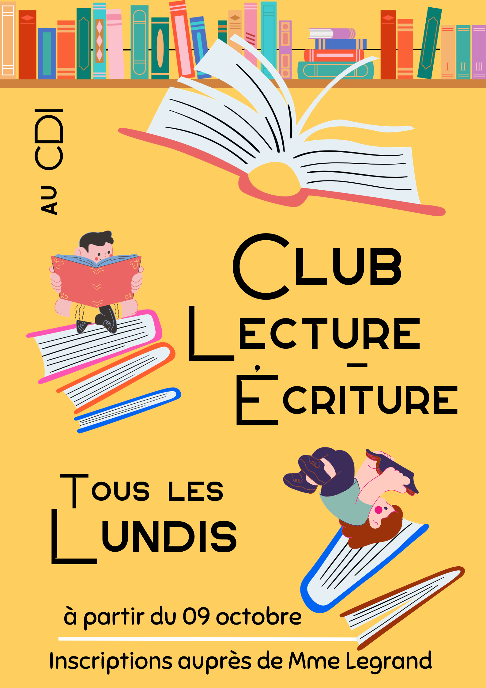 Affiche lecture