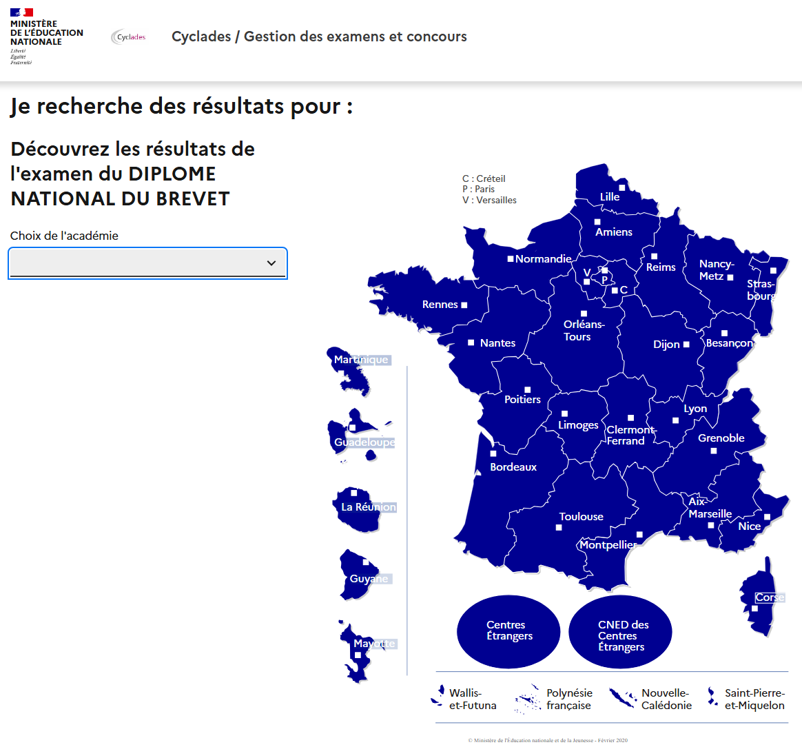 Résultats DNB