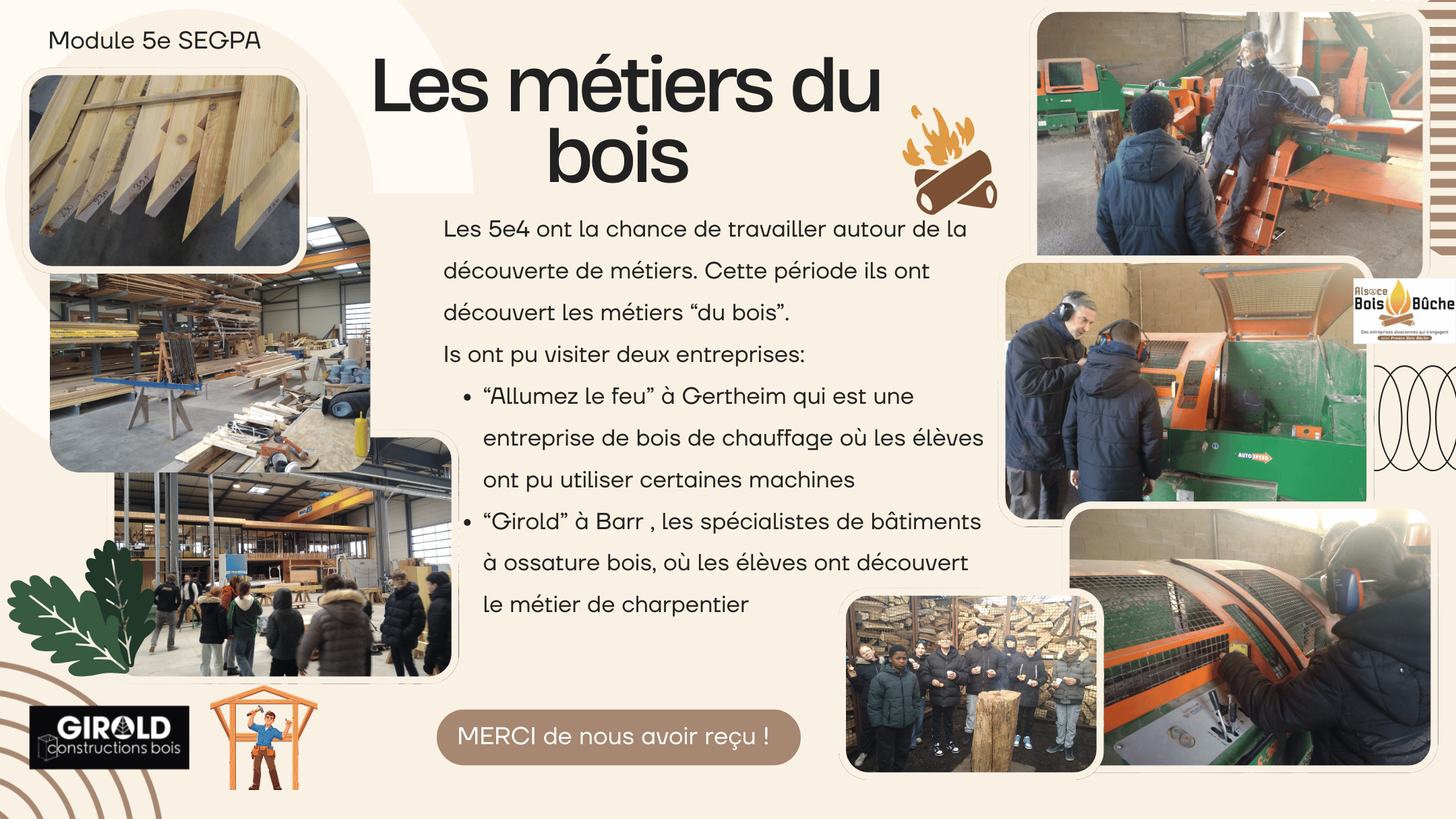 Affiche bois