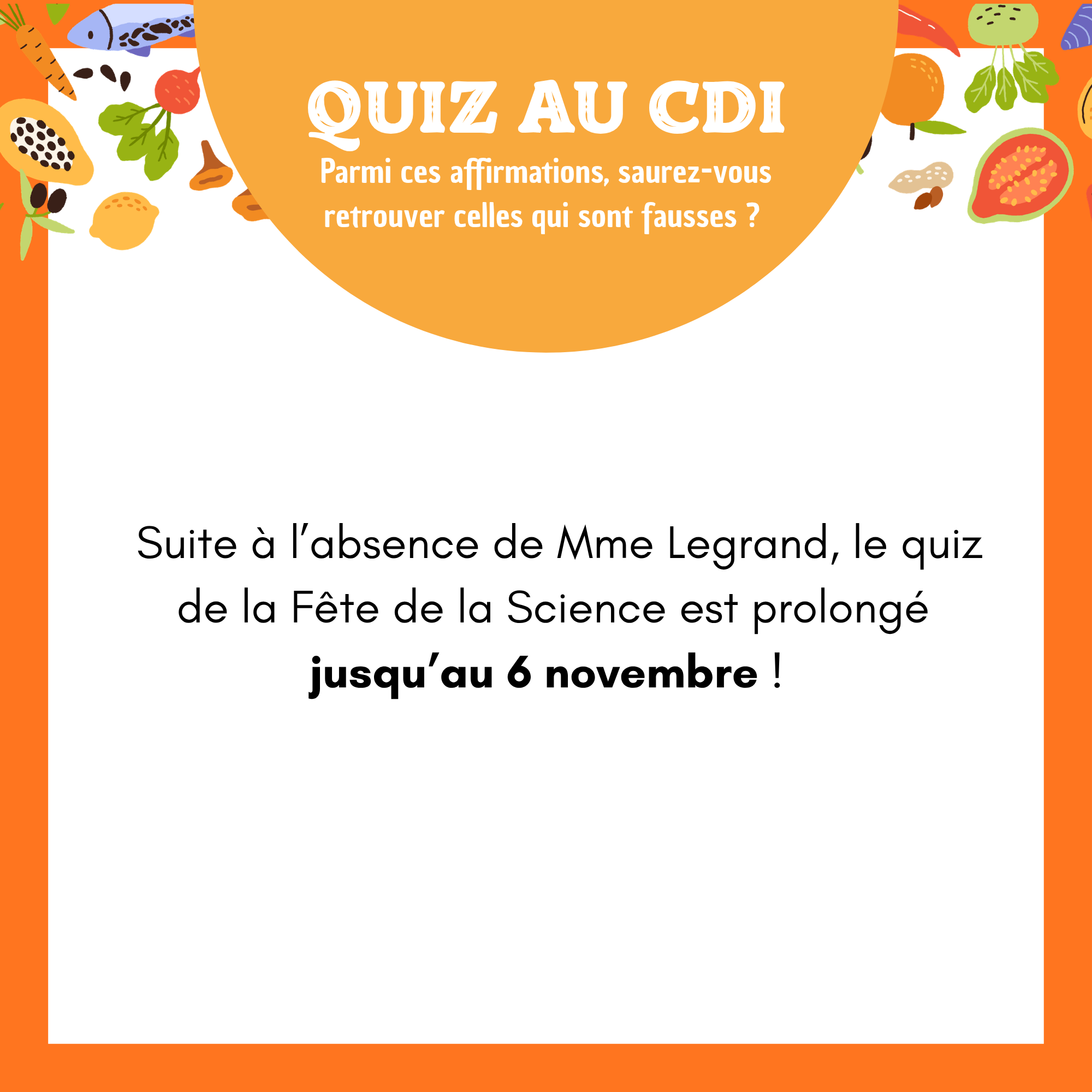 Quiz Saveurs Savantes