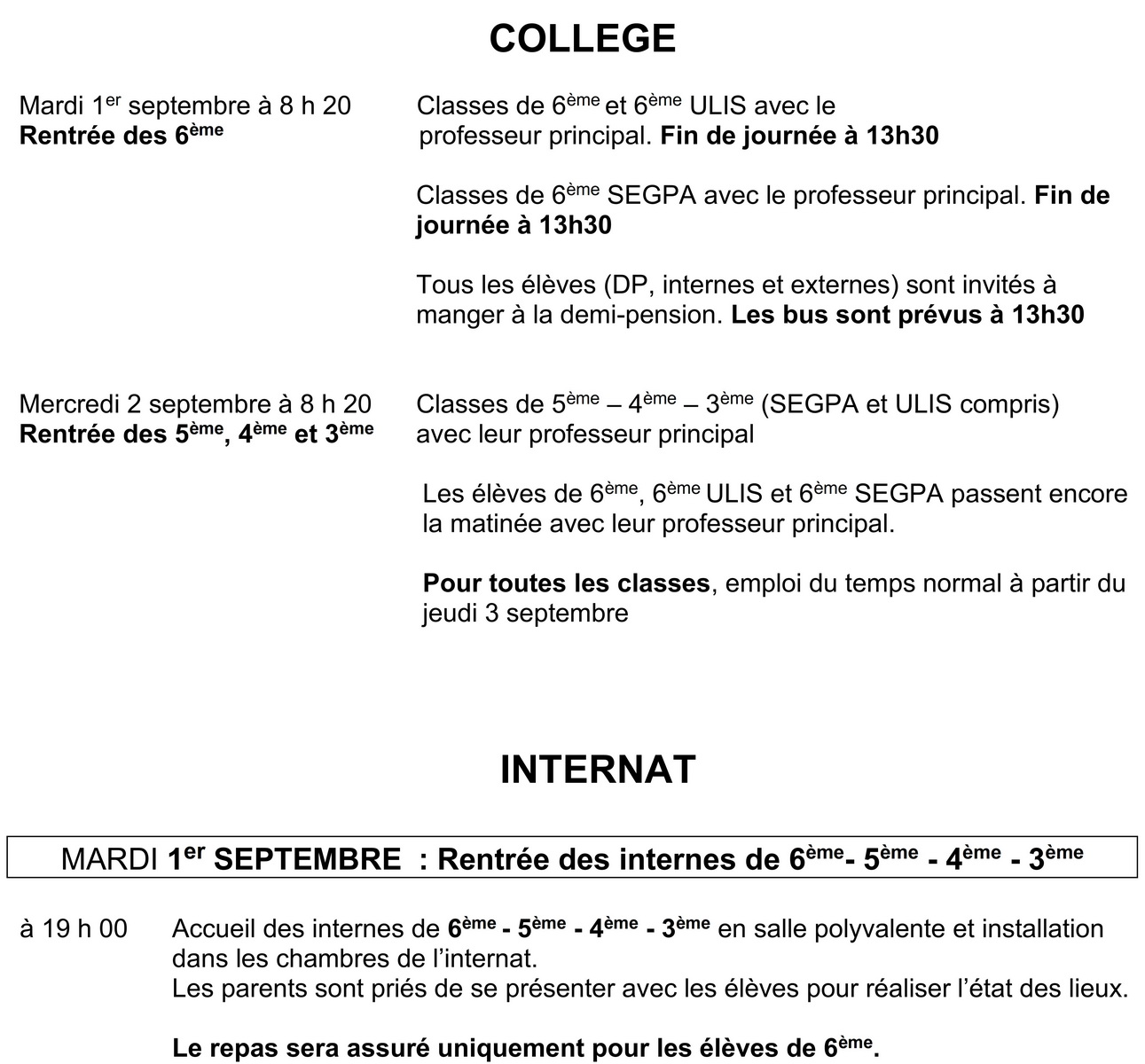 info rentrée 2026 001 redimensionner