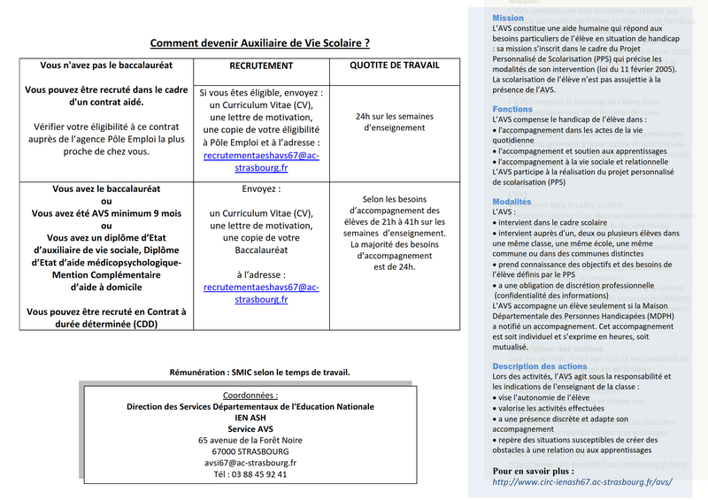 Comment devenir AVS AESH 001 redimensionner